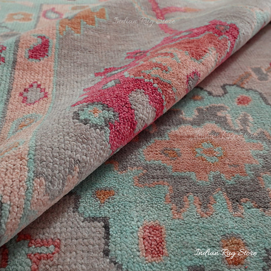 Alfombra multicolor gris hecha a mano para el porche delantero del dormitorio Alfombra multicolor gris hecha a mano para el porche delantero del dormitorio