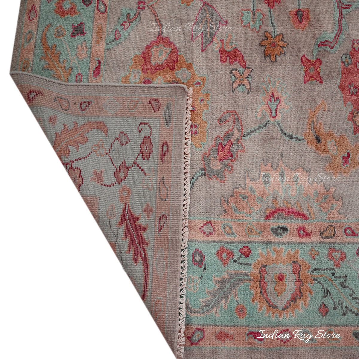 Multicolor Bedroom Handmade Wool Area Rug - Indian Rug Store Multicolor Bedroom Handmade Wool Area Rug - Indian Rug Store