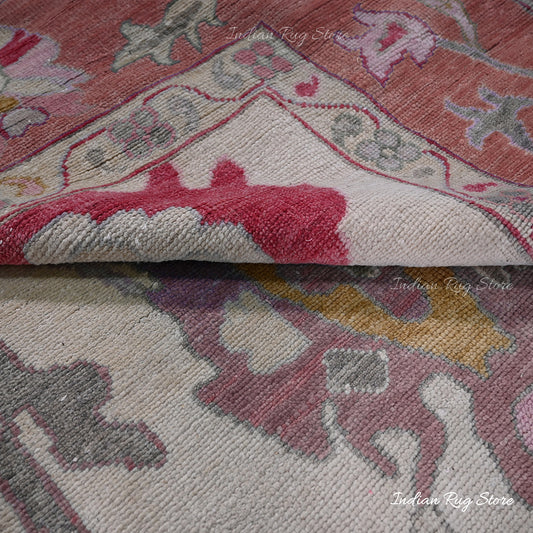 Oushak per il soggiorno tappeto di lana annodato a mano Oushak per il soggiorno tappeto di lana annodato a mano