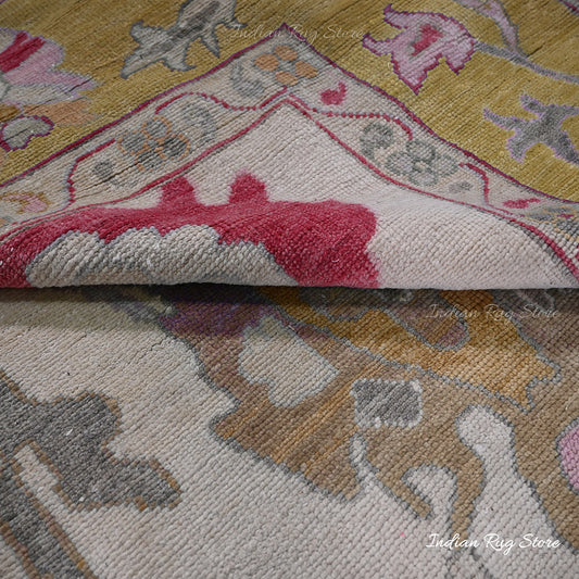 Oushak per il soggiorno tappeto di lana annodato a mano Oushak per il soggiorno tappeto di lana annodato a mano