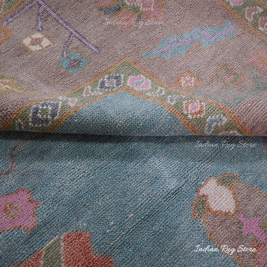 Hand Knotted Wool Blue and Gray Multicolor Living Room Rug Hand Knotted Wool Blue and Gray Multicolor Living Room Rug