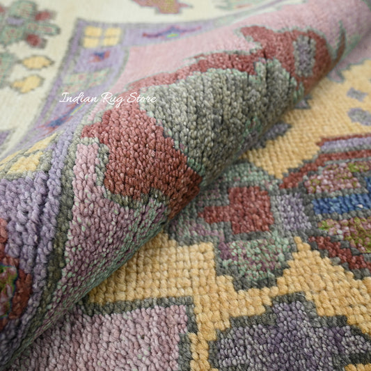 Hand Knotted Natural Multicolor Living Room Wool Rug Hand Knotted Natural Multicolor Living Room Wool Rug