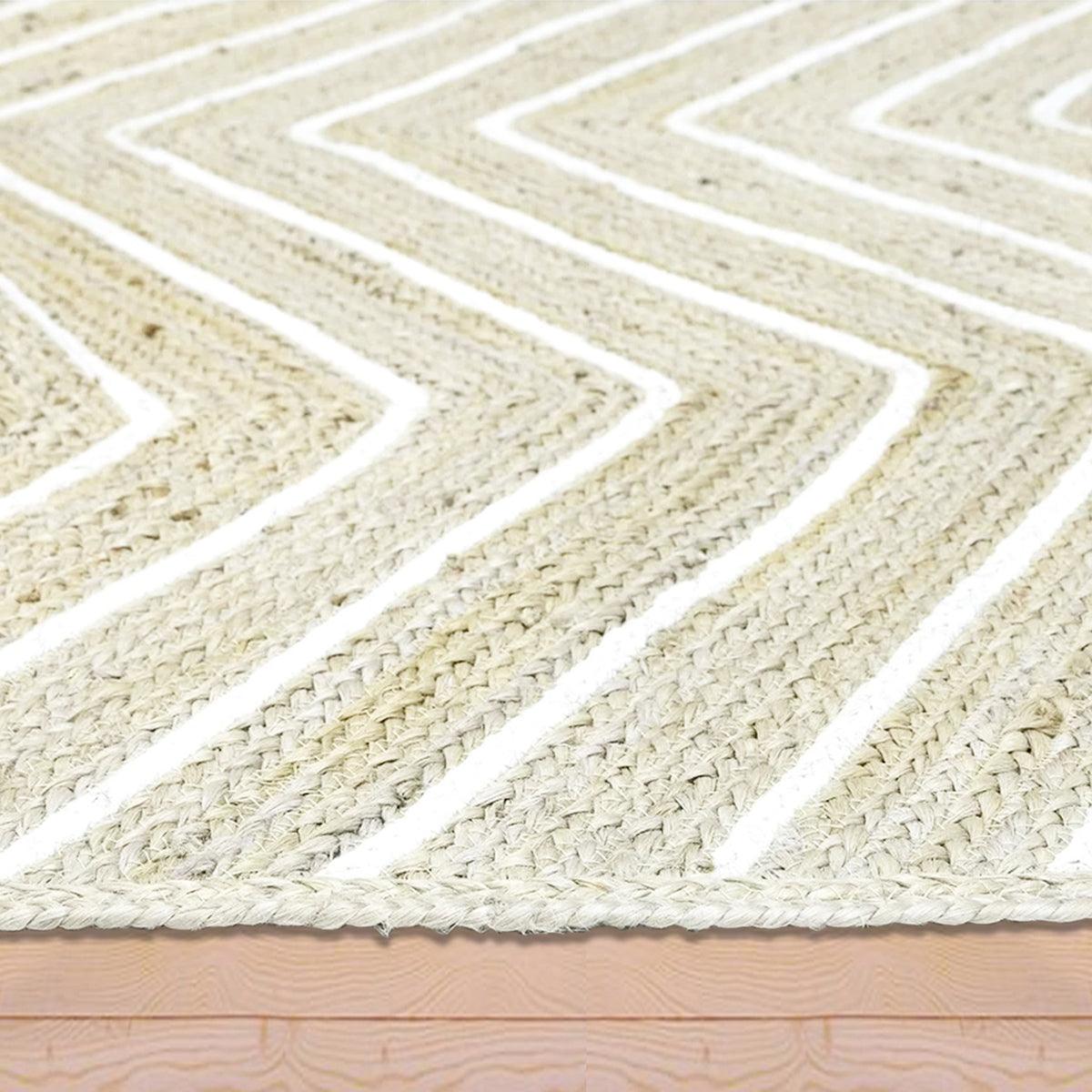 Indian Hand Braided Gray Indoor Jute Rugs - Indian Rug Store