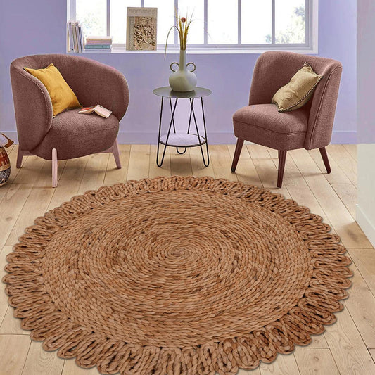 Hand Braided Beige Red Geometric Outdoor Jute Rugs Hand Braided Beige Red Geometric Outdoor Jute Rugs