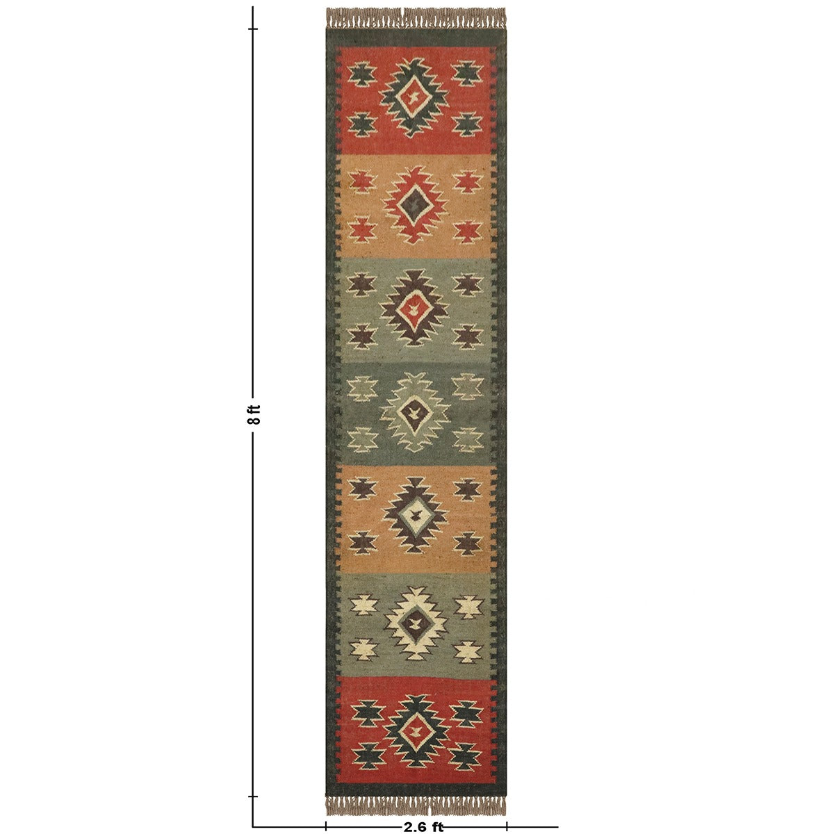 Hand Woven Geometric Red Black Rectangle Home Decor Wool Jute Rug - Indian Rug Store Hand Woven Geometric Red Black Rectangle Home Decor Wool Jute Rug - Indian Rug Store