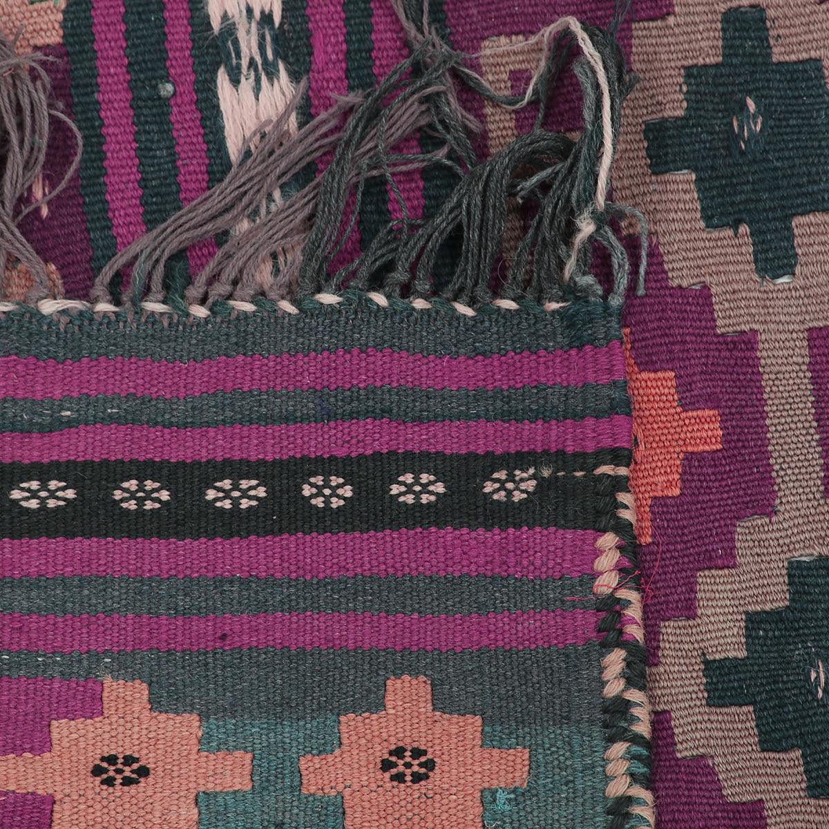 Indian Hand Woven Wool Kilim Large Area Maroon Rug WK-501 - Indian Rug Store Indian Hand Woven Wool Kilim Large Area Maroon Rug WK-501 - Indian Rug Store