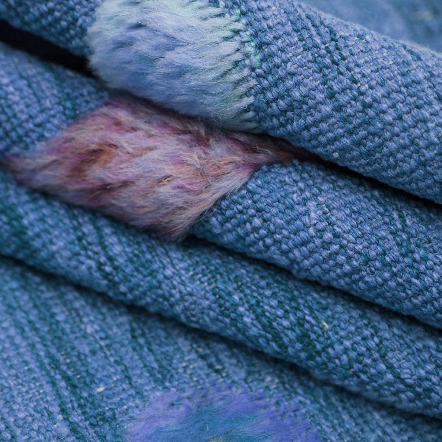 Blue Hand Woven Bed Room Kilim Wool Rug WK-506 - Indian Rug Store Blue Hand Woven Bed Room Kilim Wool Rug WK-506 - Indian Rug Store