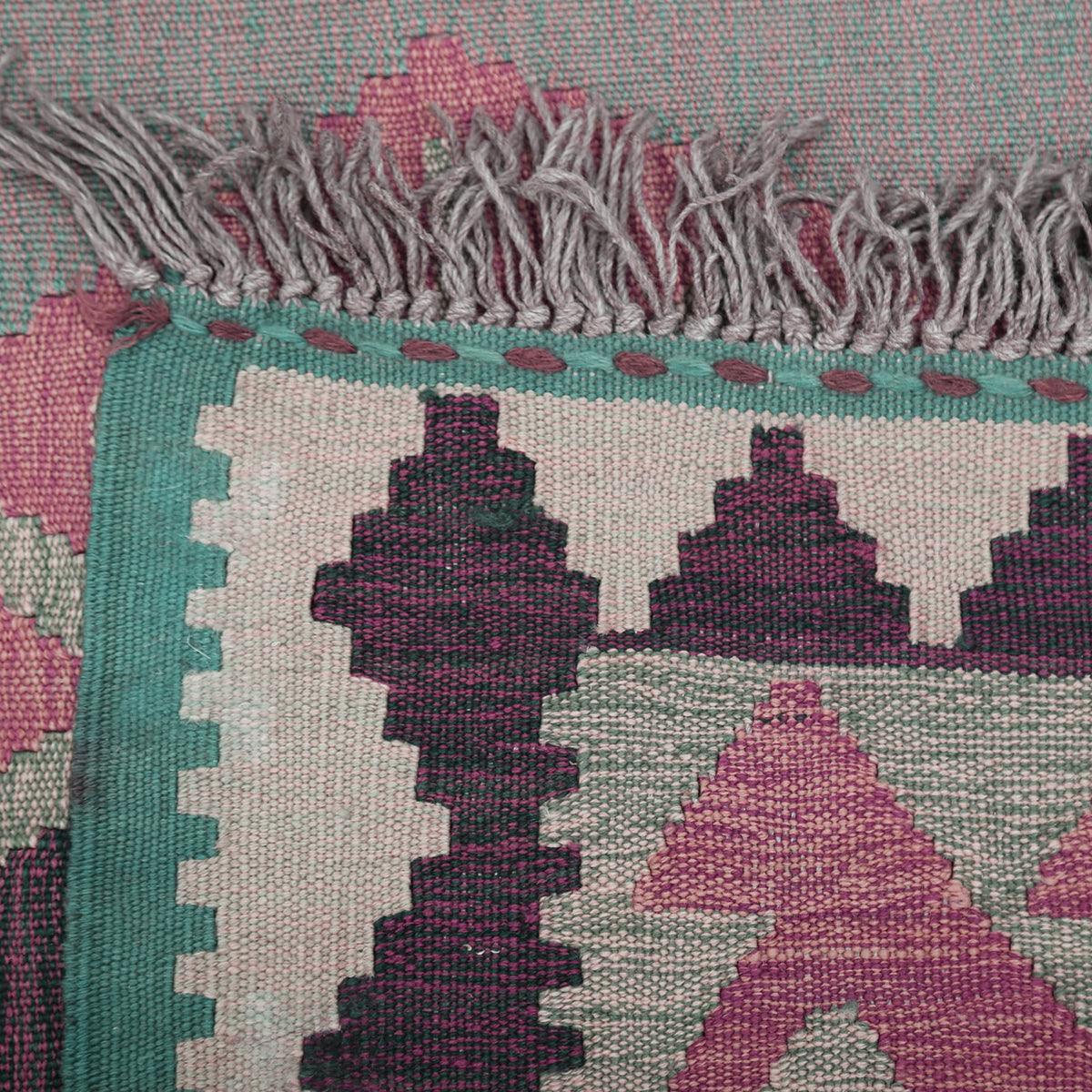 Indian Hand Woven Yoga Mat Wool Kilim Rug WK-507 - Indian Rug Store Indian Hand Woven Yoga Mat Wool Kilim Rug WK-507 - Indian Rug Store