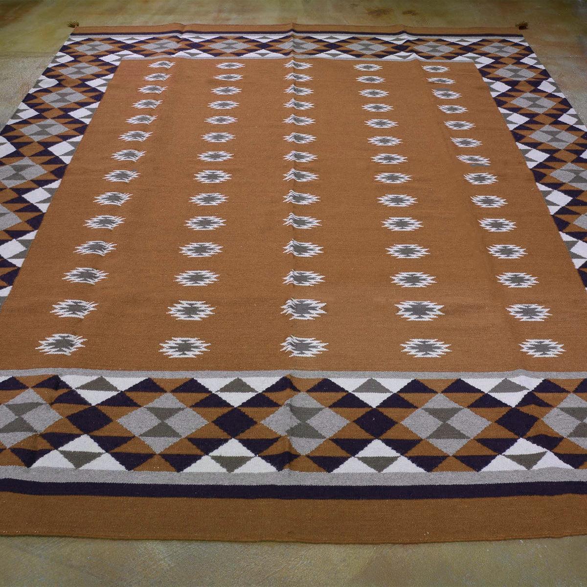 Handmade Woven Wool Kilim Area For Rug Living Room WK-577 - Indian Rug Store
