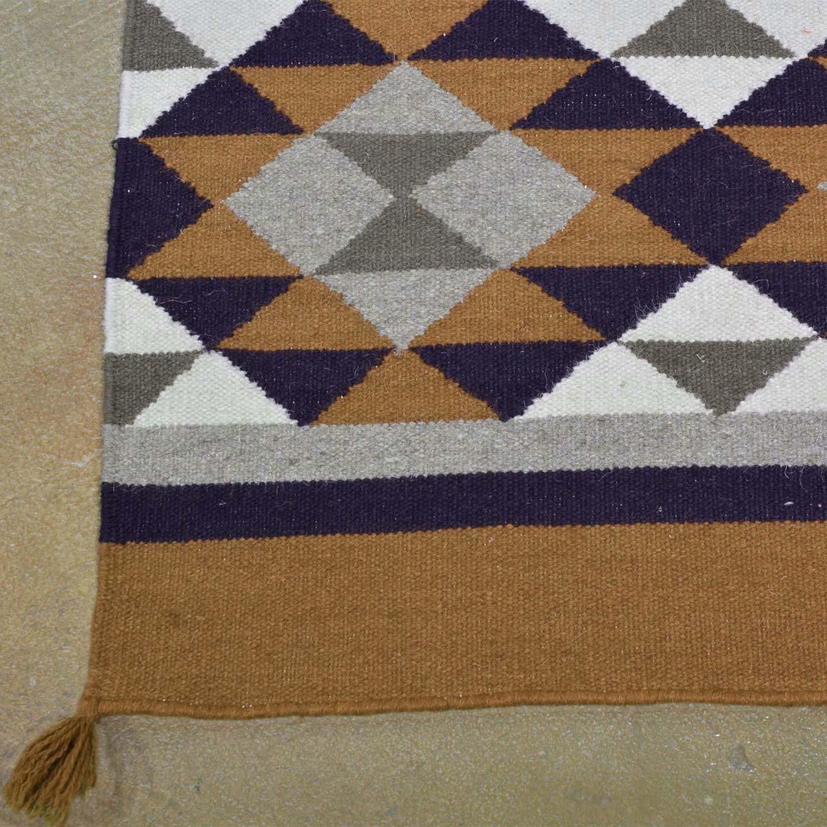 Handmade Woven Wool Kilim Area For Rug Living Room WK-577 - Indian Rug Store