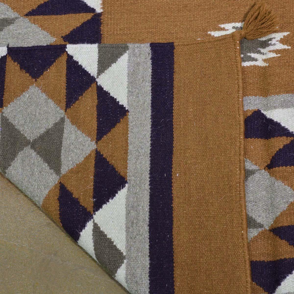 Handmade Woven Wool Kilim Area For Rug Living Room WK-577 - Indian Rug Store