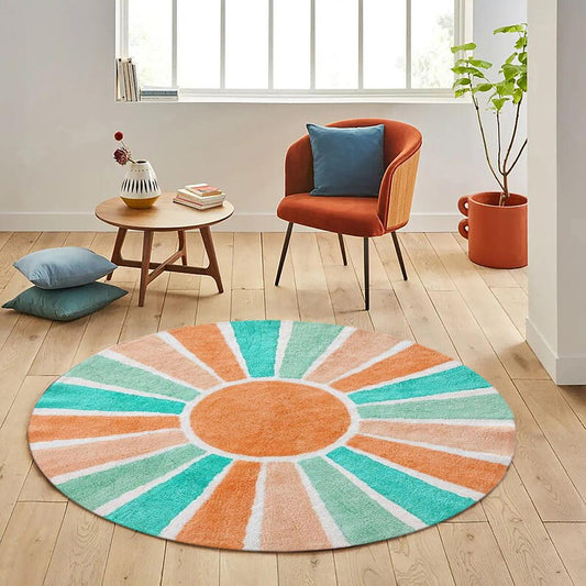 Tappeto di lana arancione tessuto a mano di alta qualità per zerbino WK-586 Tappeto di lana arancione tessuto a mano di alta qualità per zerbino WK-586