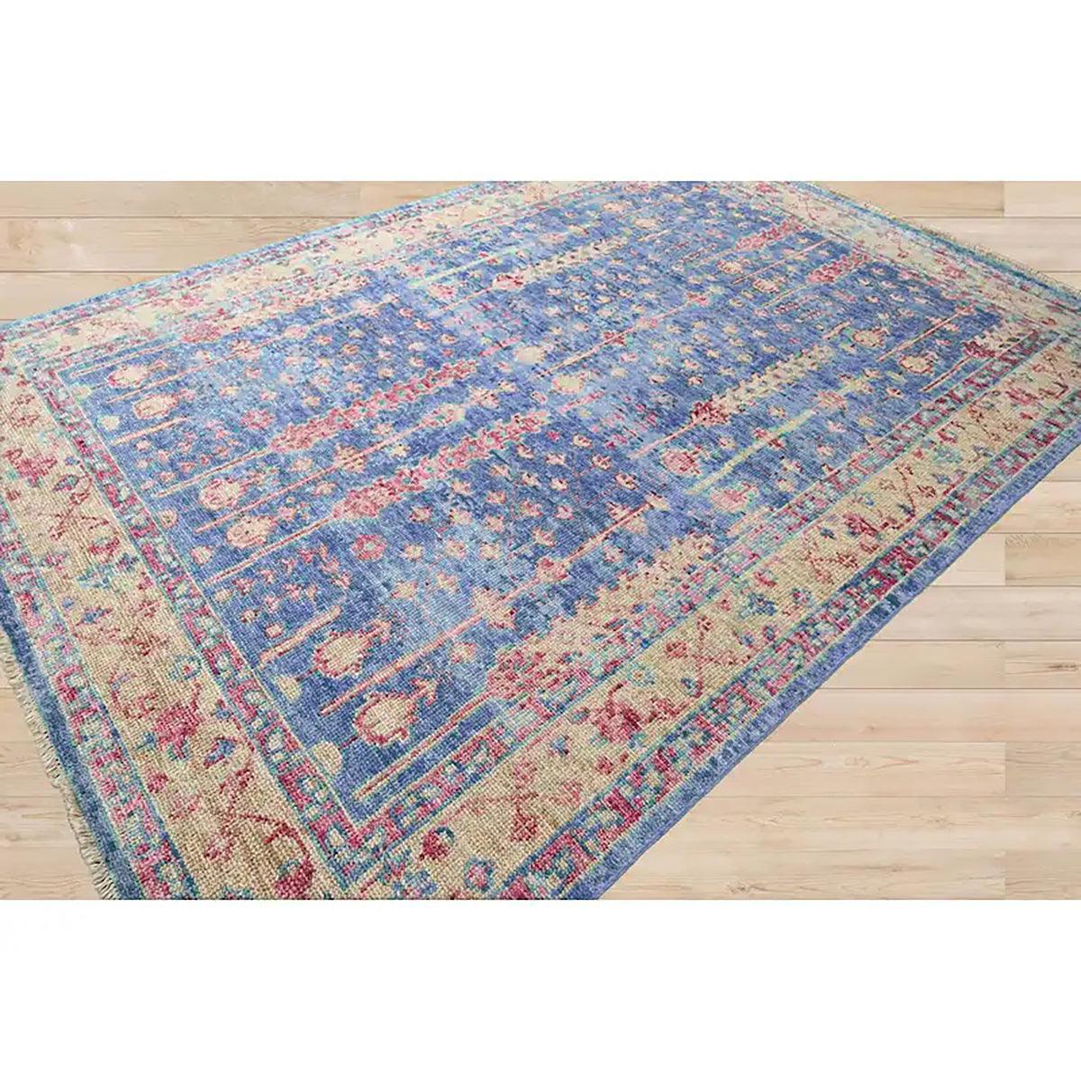 Premium Hand Knotted Wool Kilim Rug For Bedroom WK-609 - Indian Rug Store
