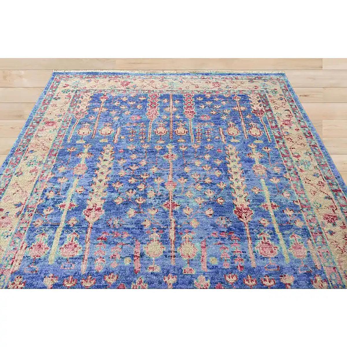 Premium Hand Knotted Wool Kilim Rug For Bedroom WK-609 - Indian Rug Store