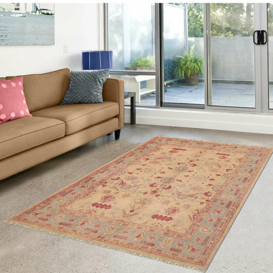 Beautiful Hand Knotted Wool Kilim Area Rug For Bedroom WK-641 Beautiful Hand Knotted Wool Kilim Area Rug For Bedroom WK-641