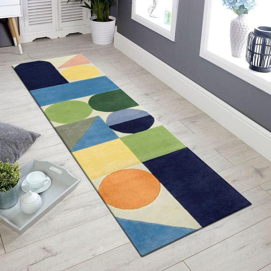 Tappeto in lana naturale annodato a mano per soggiorno WK-681 Tappeto in lana naturale annodato a mano per soggiorno WK-681