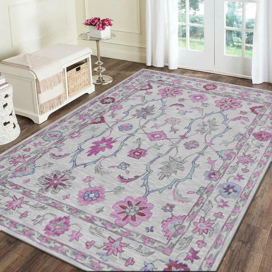 Tappeto in lana naturale annodato a mano per soggiorno WK-735 Tappeto in lana naturale annodato a mano per soggiorno WK-735