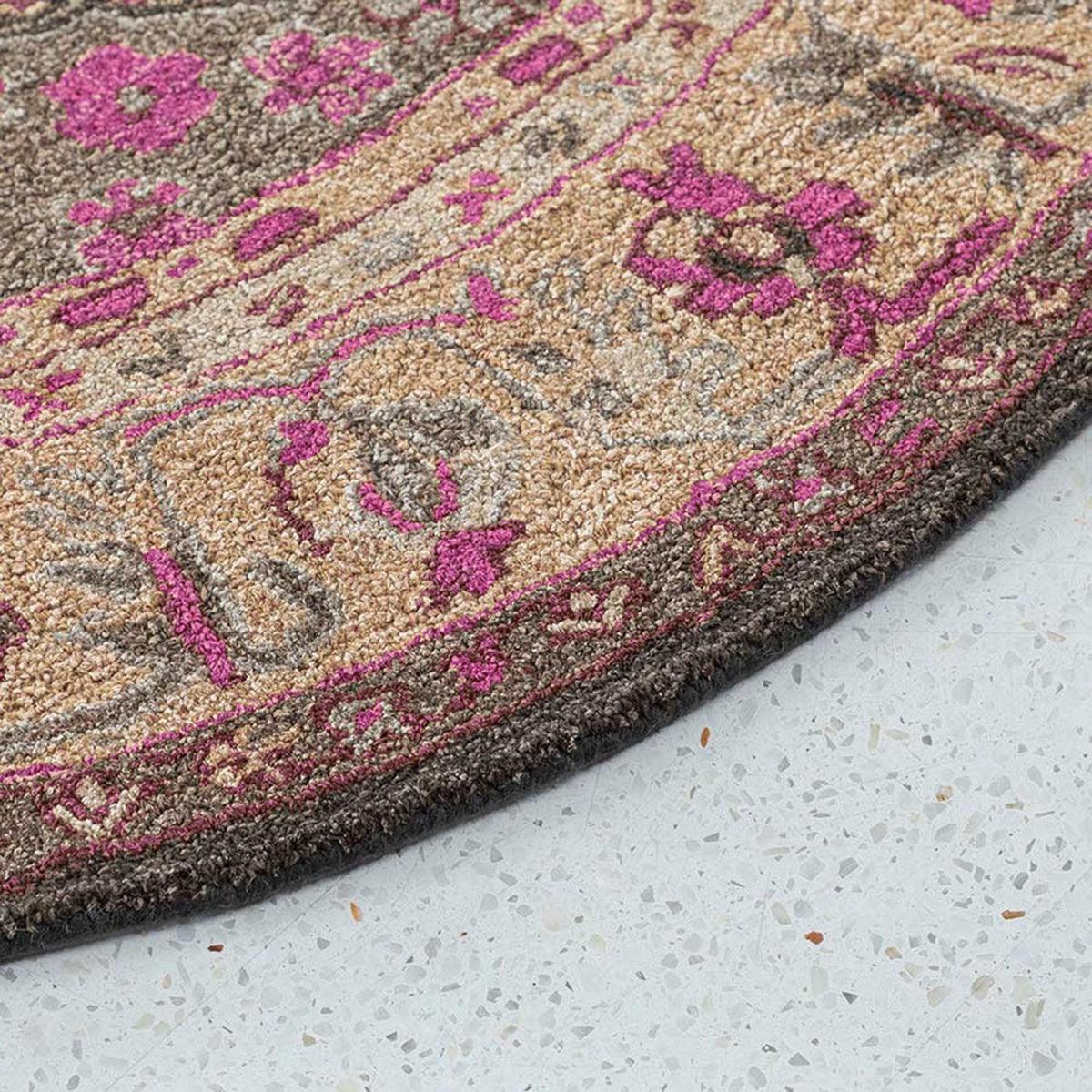 Natural Wool Rug Hand Knoted For Living Room WK-775 - Indian Rug Store Natural Wool Rug Hand Knoted For Living Room WK-775 - Indian Rug Store