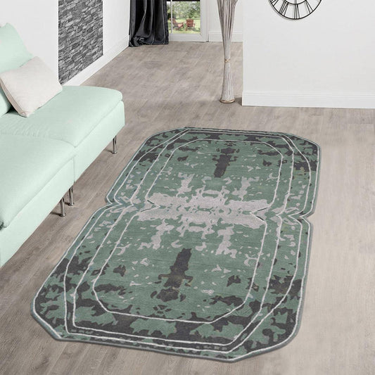 Alfombra de lana tejida a mano para dormitorio, esterilla de yoga WK-780 Alfombra de lana tejida a mano para dormitorio, esterilla de yoga WK-780