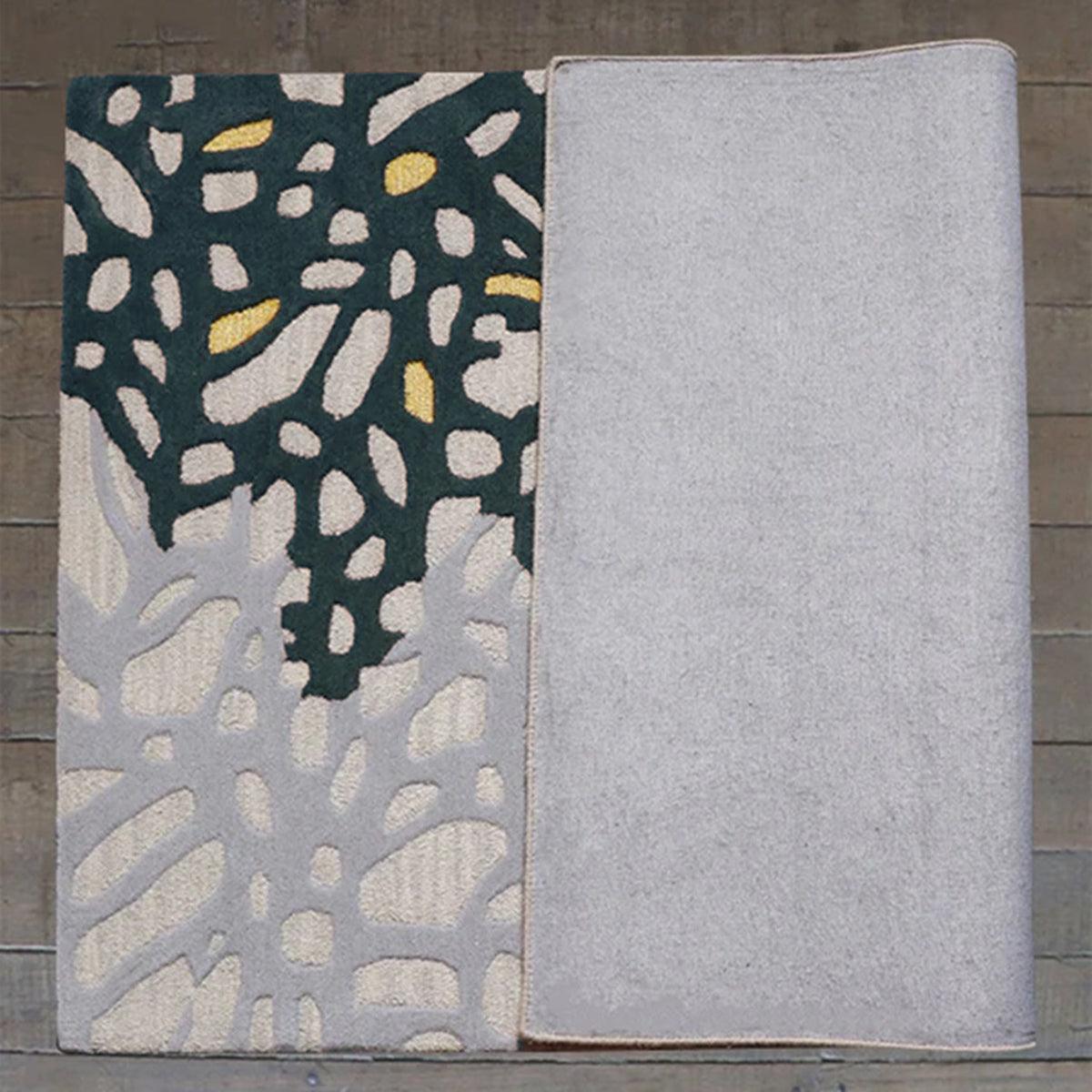 Hand Tufted Wool Silk Rug For Dining Room WK-836 - Indian Rug Store