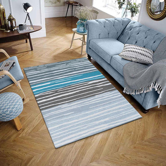 Alfombra de lana tejida a mano color gris para sala de estar WK-839 Alfombra de lana tejida a mano color gris para sala de estar WK-839