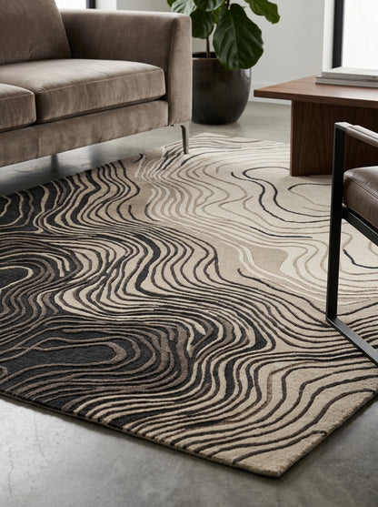 Valemont Beige Marble Rug
