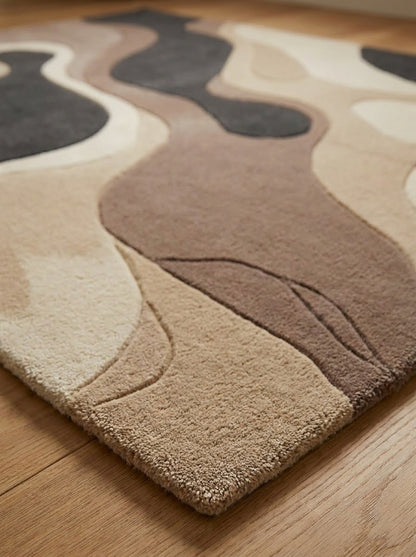 Camden Blue Marble Rug