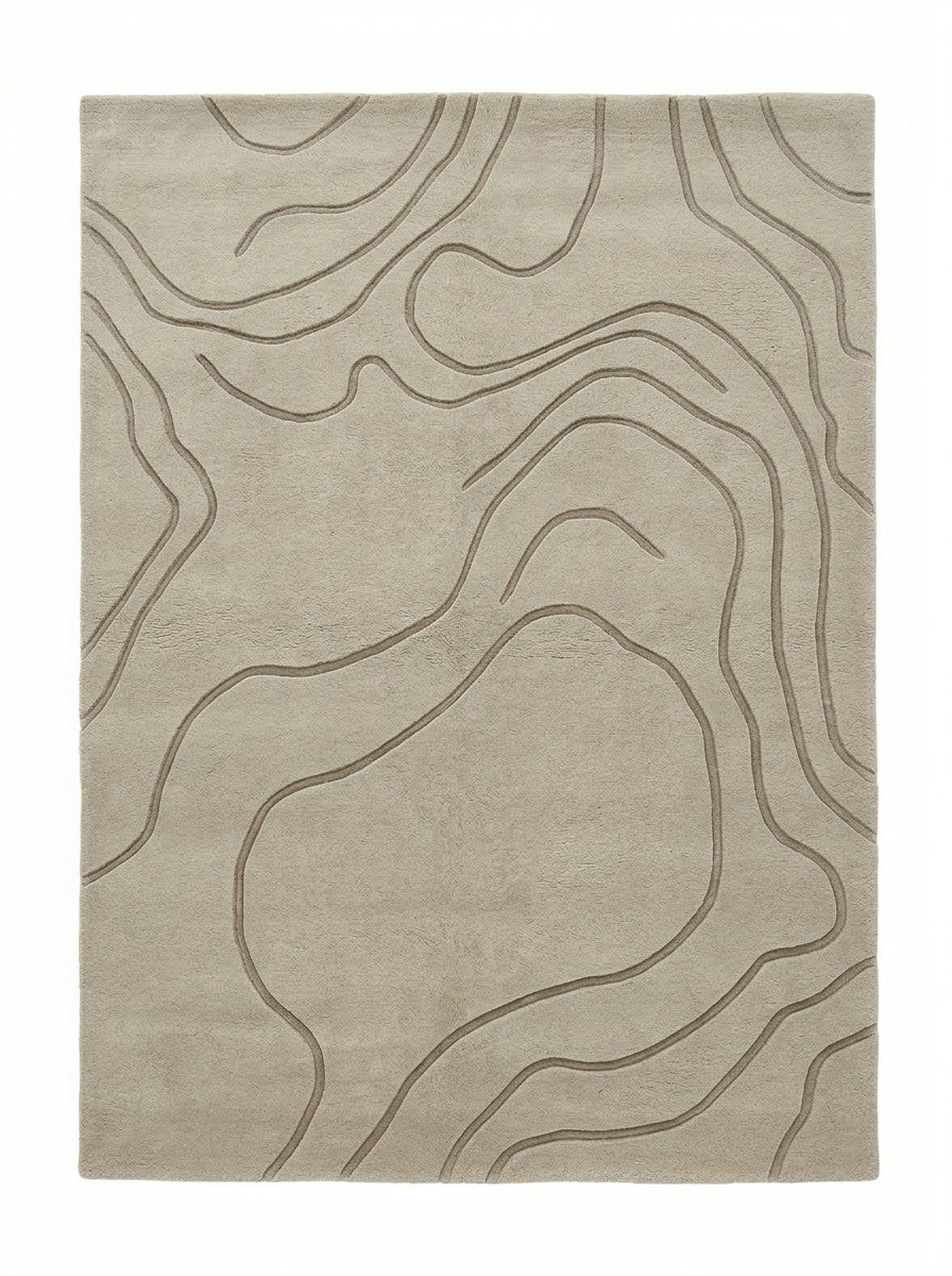 Zetland Ivory Marble Rug