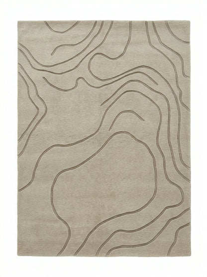 Zetland Ivory Marble Rug