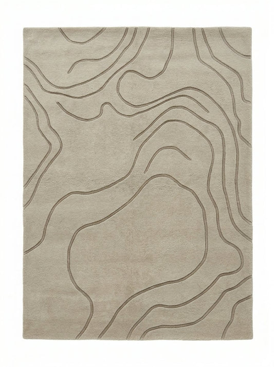 Zetland Ivory Marble Rug