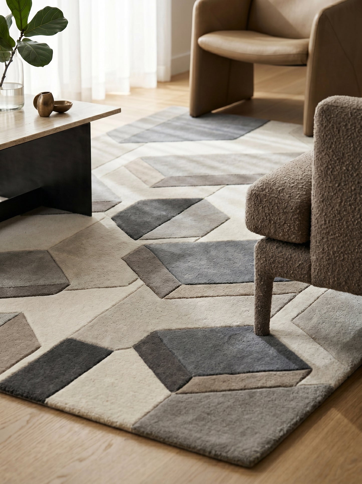 Hollingsworth Ivory Stone Rug