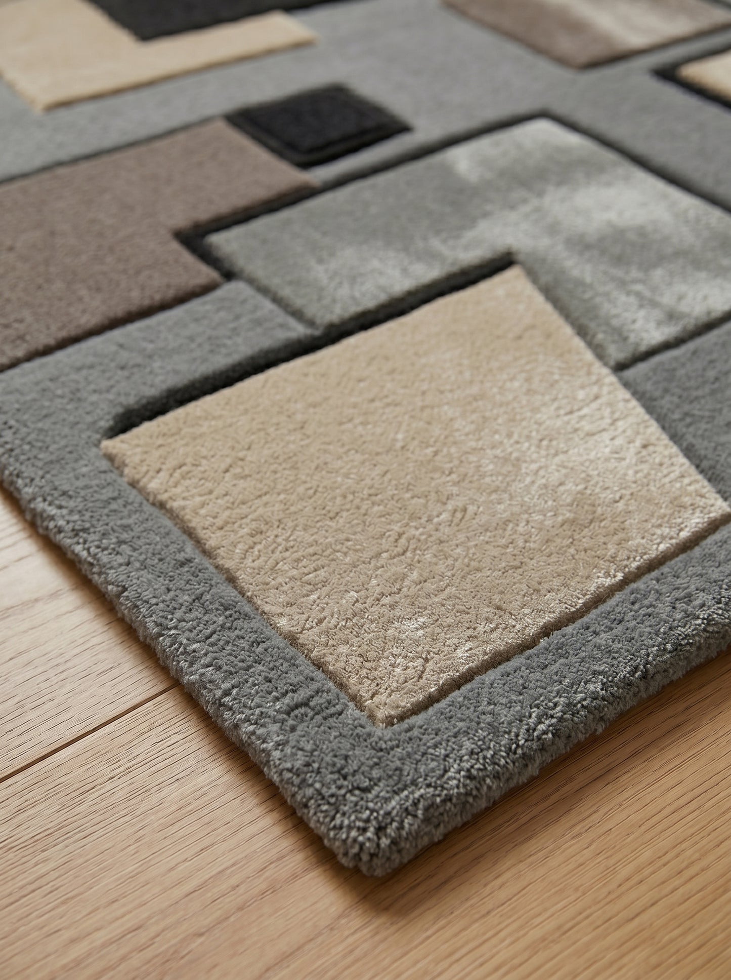 Jarrow Grey Marble Rug