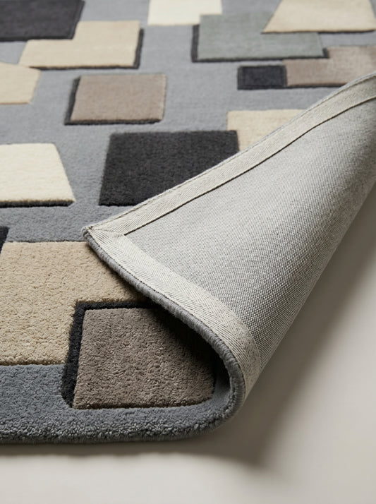 Jarrow Grey Marble Rug