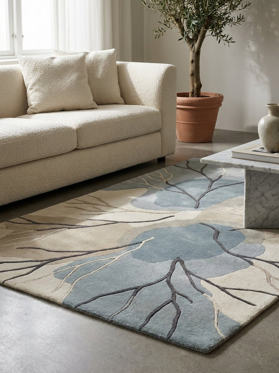 Stafford Grey Marble Rug