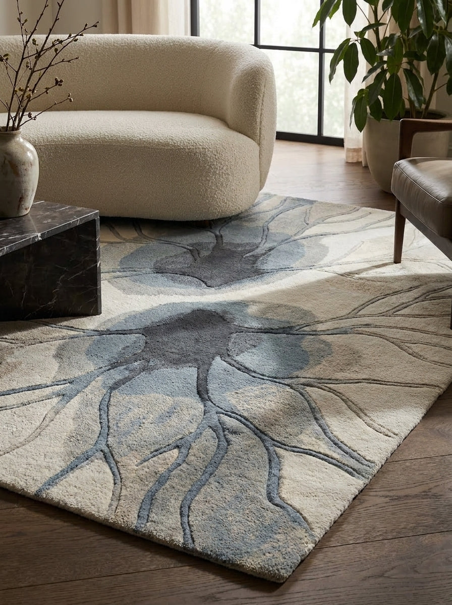 Tewkesbury Ivory Stone Rug