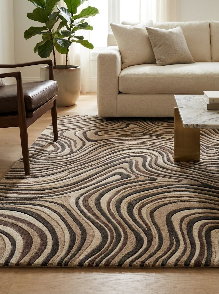 Dartmoor Grey Quartz Rug