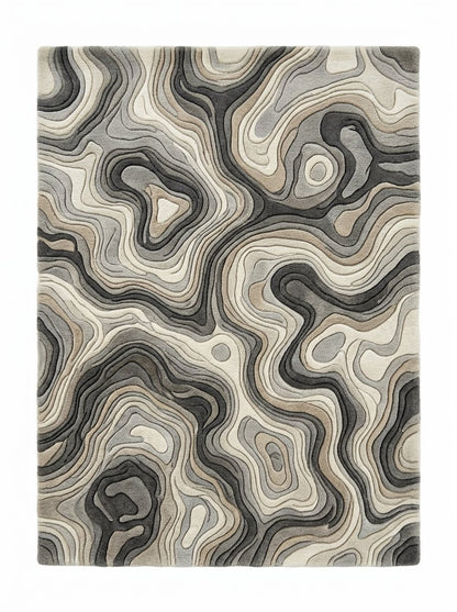 Eton Beige Marble Rug