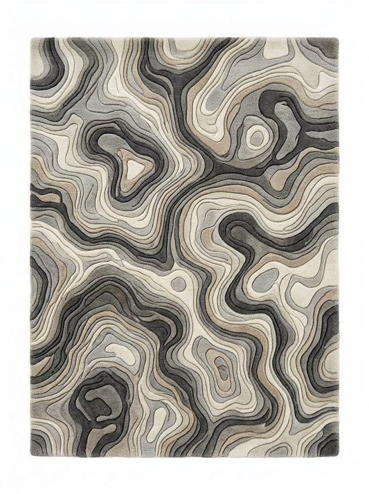 Eton Beige Marble Rug