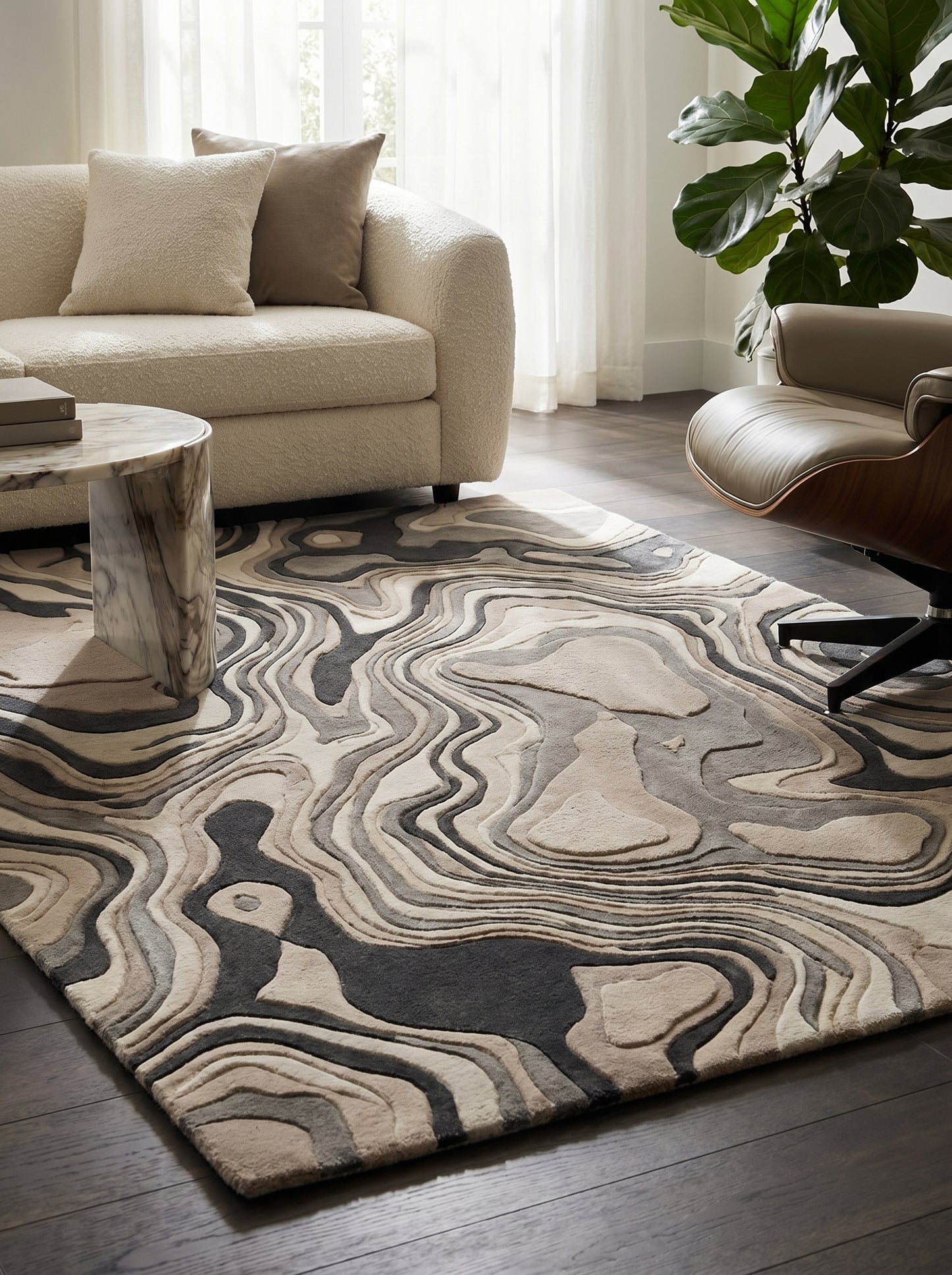 Hastings Grey Stone Rug