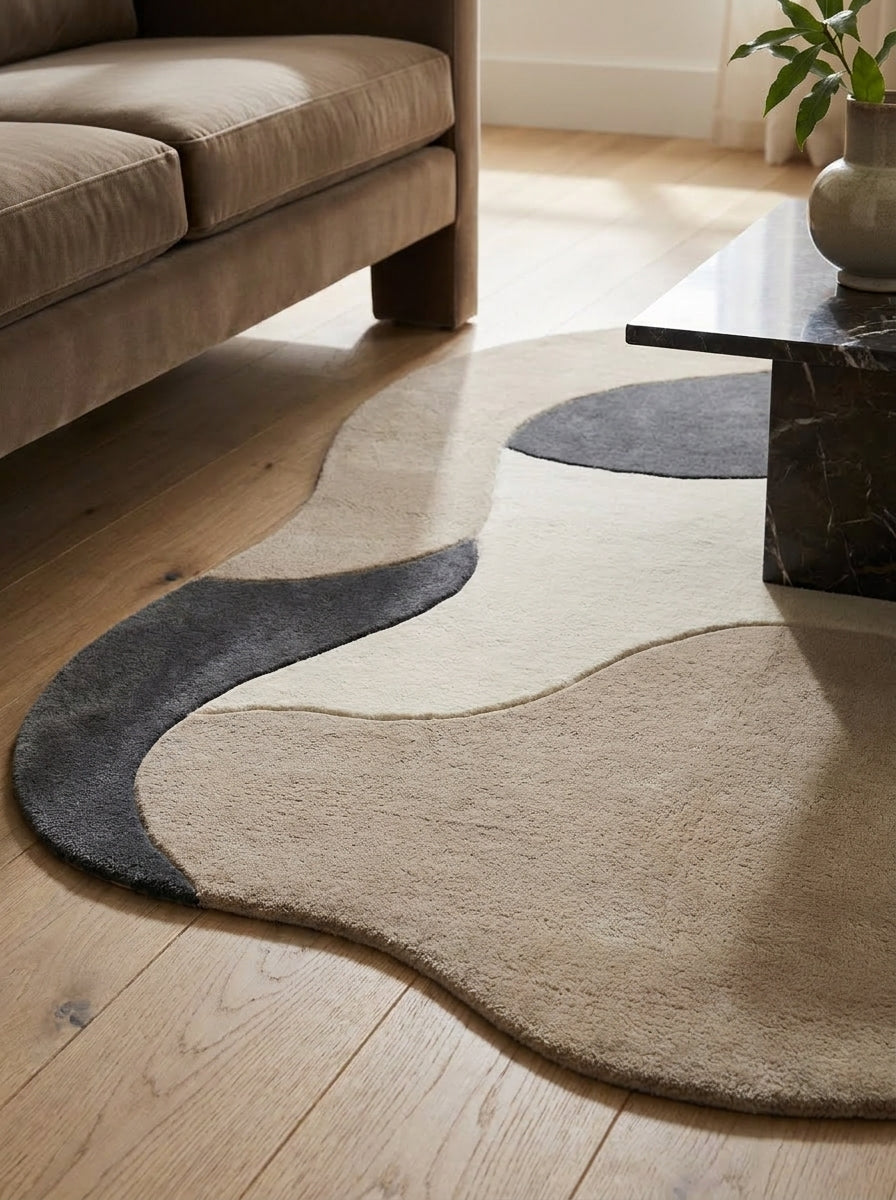 Jersey Ivory Marble Rug