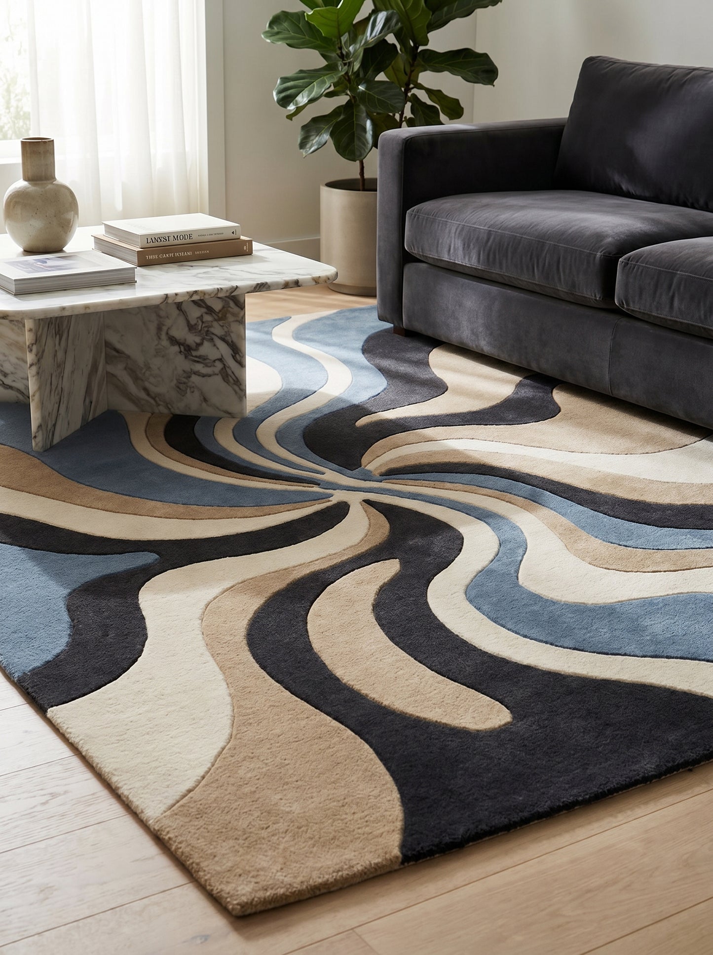 Fairleigh Ivory Marble Rug