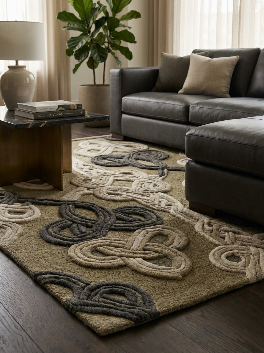 Kyoto Nights Marble Rug