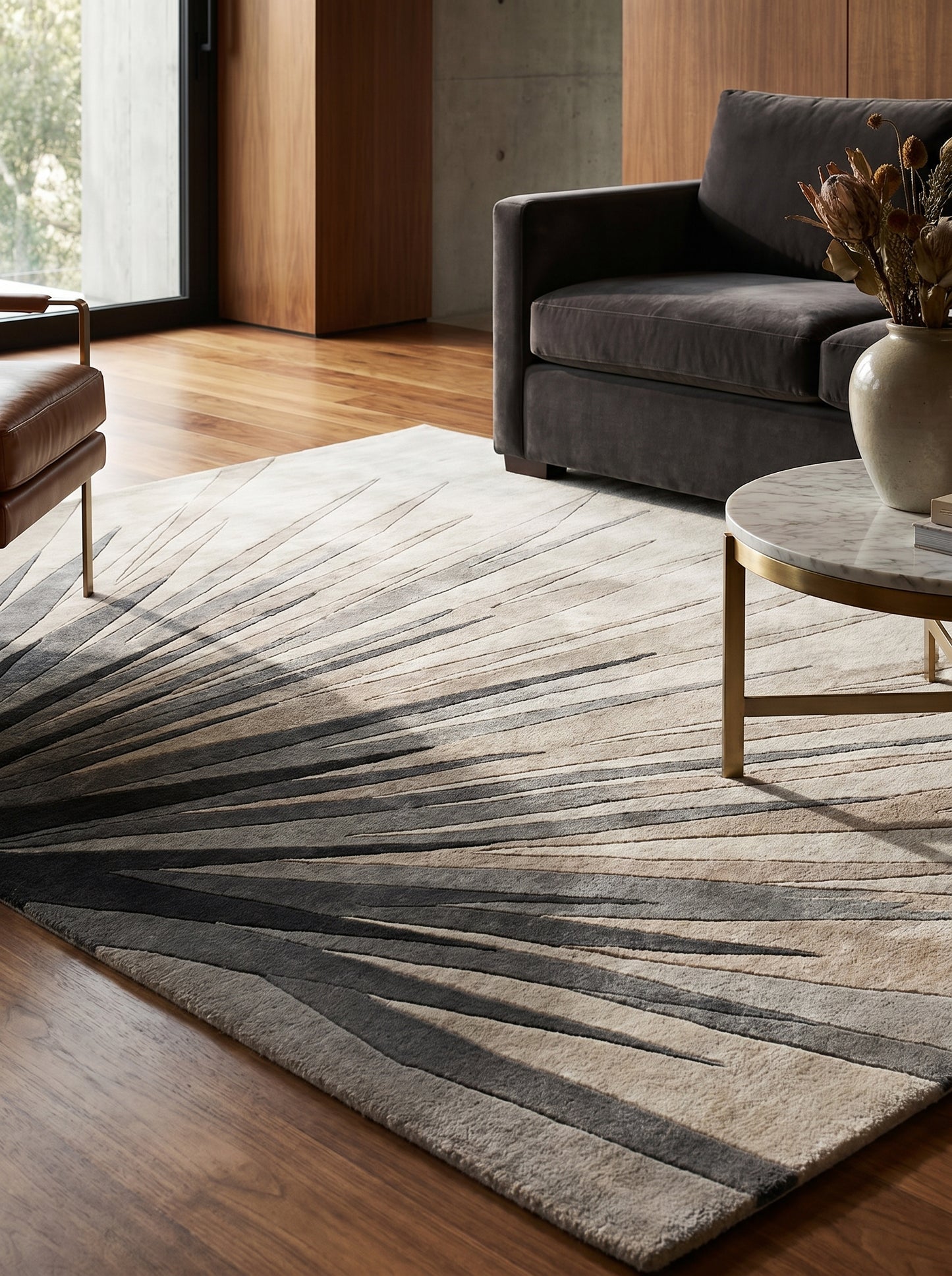 Quebec Winter Quartz Rug