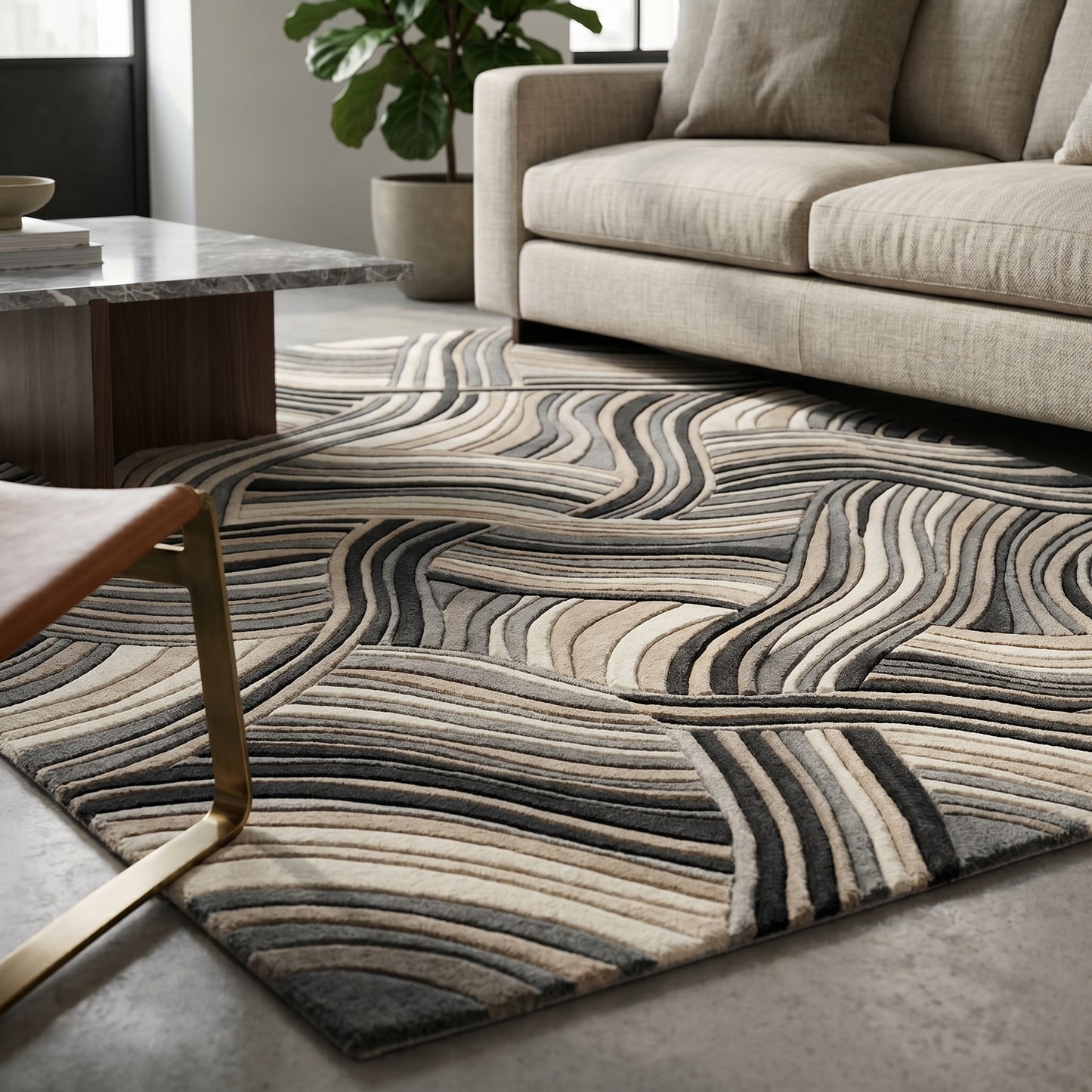 Hestara Blush Quartz Rug