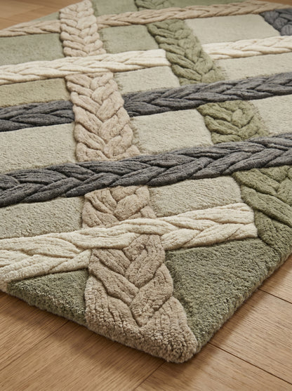 Cloverton Ivory Marble Rug