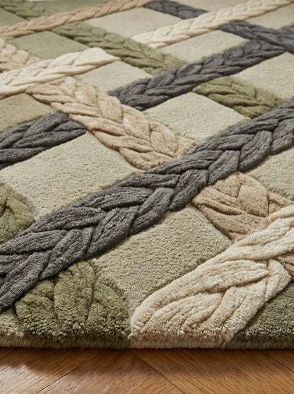 Cloverton Ivory Marble Rug
