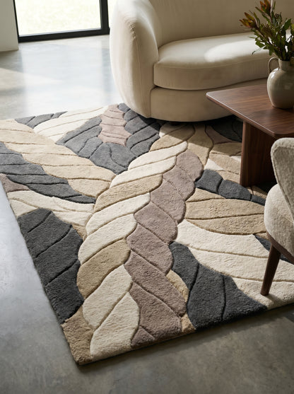 Elmwood Beige Stone Rug
