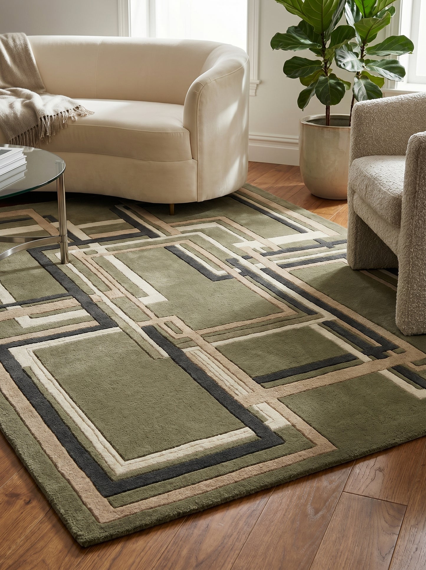 Greenvale Moss Quartz Rug
