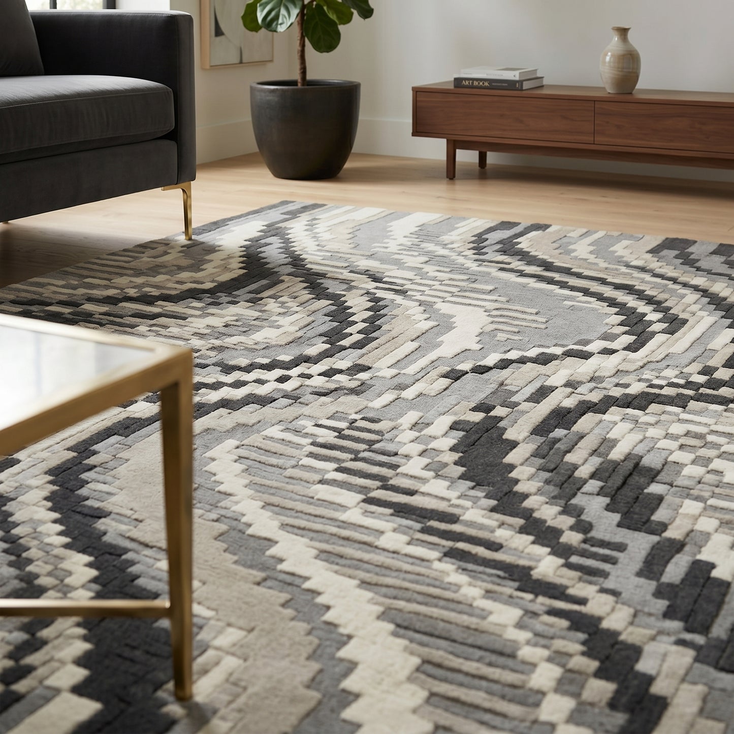Galvyn Stone Texture Rug
