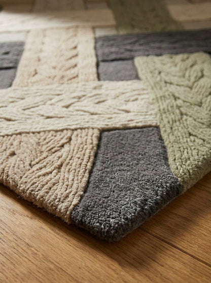 Junewood Beige Marble Rug